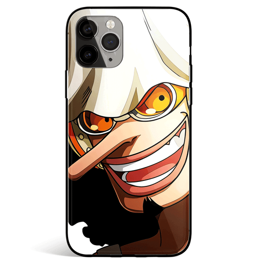 One Piece Usopp Face Tempered Glass Soft Silicone iPhone Case