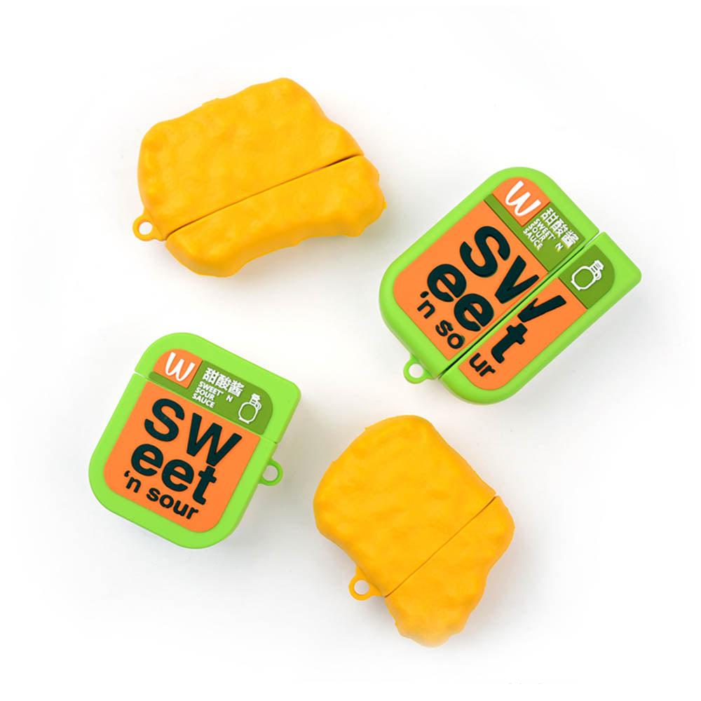 Snack Bar Fried Chicken Airpods Case-Airpods Case-Monkey Ninja-Airpods 1/2-Freid Chicken-Monkey Ninja