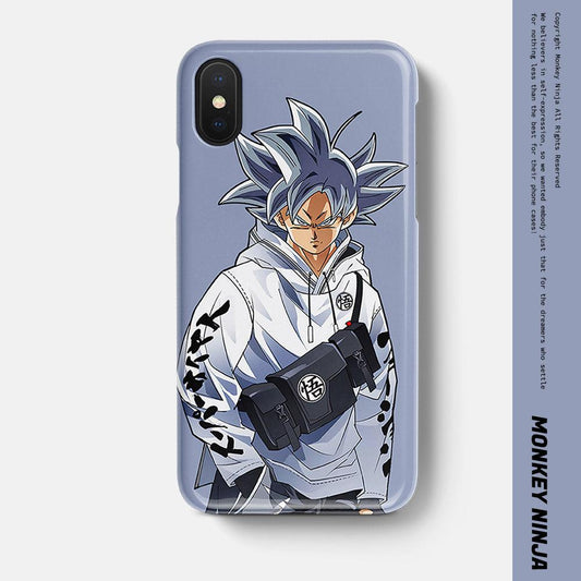 Dragon Ball Z Son Goku 2 Colors Soft Silicone Phone Case-Phone Case-Monkey Ninja-iPhone 14-A-Monkey Ninja