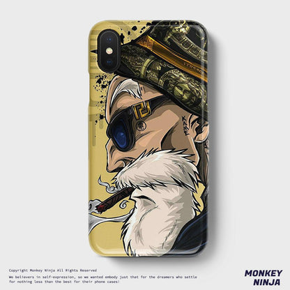 Dragon Ball Z Master Roshi Soft 2 Colors Silicone Phone Case