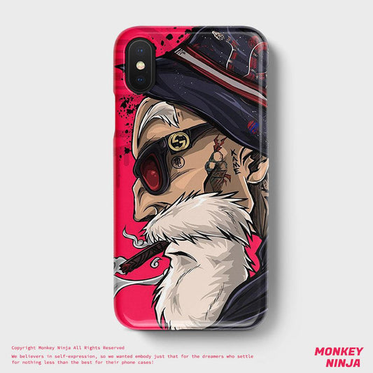 Dragon Ball Z Master Roshi Soft 2 Colors Silicone Phone Case-Phone Case-Monkey Ninja-iPhone 14-A-Monkey Ninja