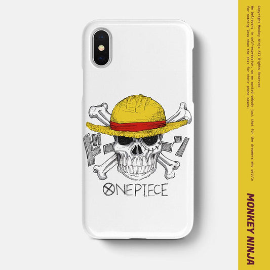 One Piece Straw Hat Pirates Icon Soft Silicone Phone Case-Phone Case-Monkey Ninja-iPhone X/XS-Monkey Ninja