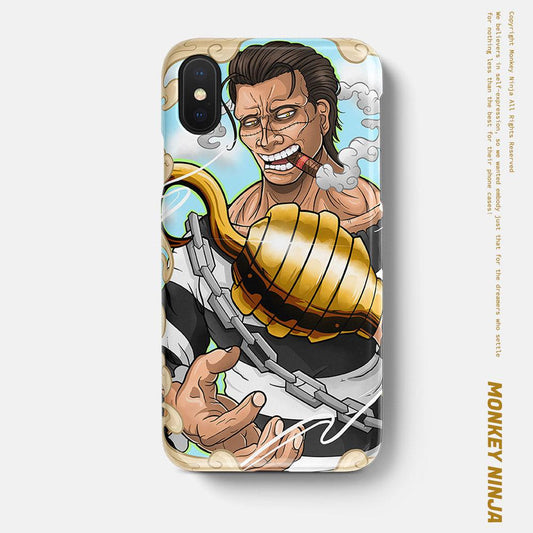 One Piece Sir Crocodile Soft Silicone Phone Case-Phone Case-Monkey Ninja-iPhone X/XS-Monkey Ninja