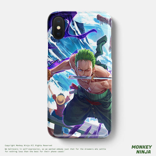 One Piece Zoro Soft Silicone Phone Case-Phone Case-Monkey Ninja-iPhone X/XS-Monkey Ninja