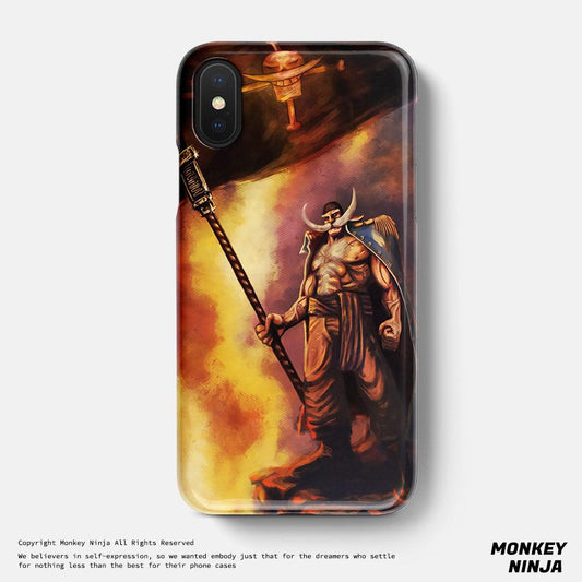 One Piece White Beard Edward Newgate Soft Silicone Phone Case-Phone Case-Monkey Ninja-iPhone X/XS-Monkey Ninja