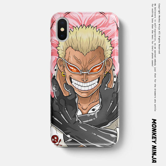 One Piece Doflamingo Soft Silicone iPhone Case