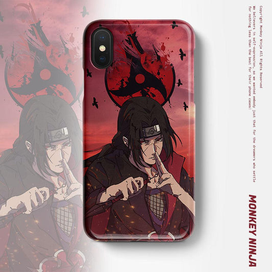 Naruto Anime Character Itachi Soft Silicone Phone Case