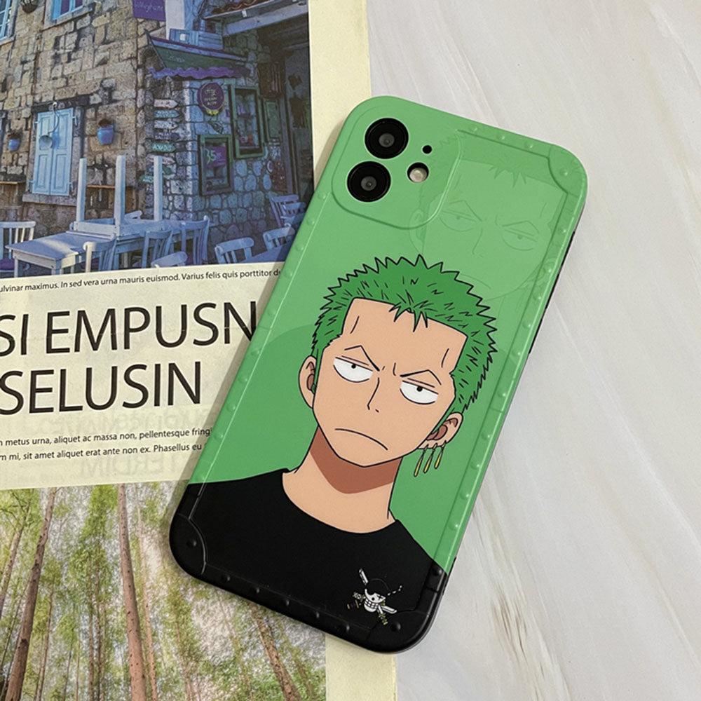 Anime One Piece Luffy Zoro Soft TPU Silicone iPhone Case