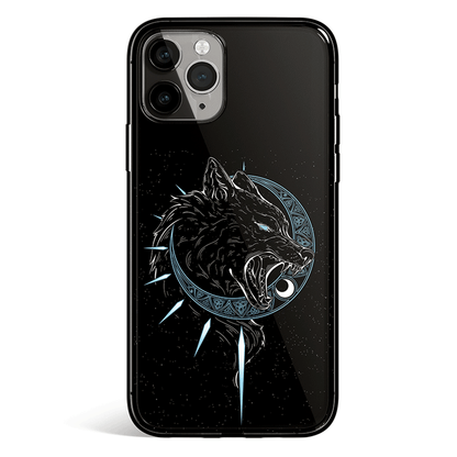 Devour the moon iPhone Tempered Glass Soft Silicone Phone Case