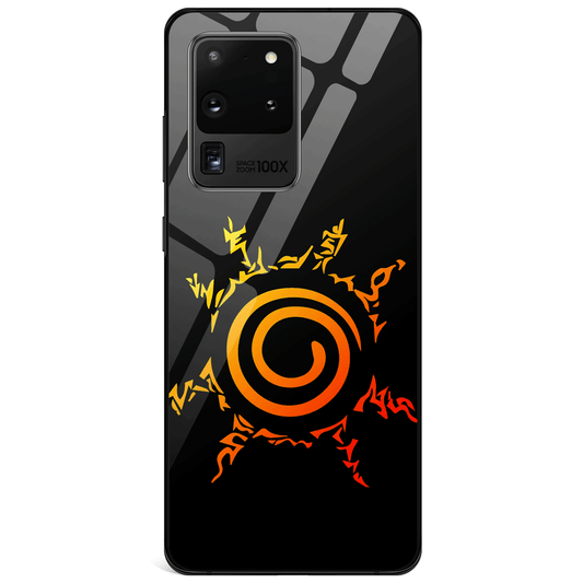 Naruto Eight Trigrams Sealing Style Samsung Tempered Glass Phone Case
