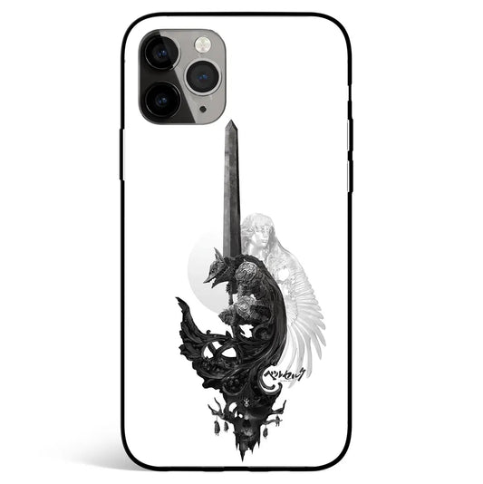 Berserk Berserker Armor Tempered Glass Soft Silicone iPhone Case-Phone Case-Monkey Ninja-iPhone 17-Glass Case-Monkey Ninja