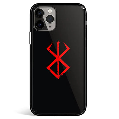 Berserk Brand of Sacrifice Tempered Glass Soft Silicone iPhone Case-Phone Case-Monkey Ninja-iPhone 17-Glass Case-Monkey Ninja