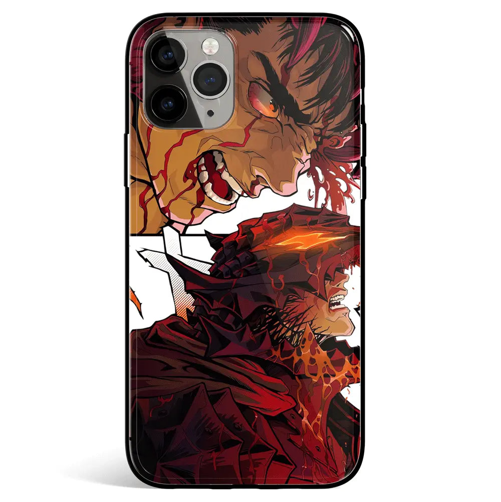 Berserk Gut Manage Style Tempered Glass Soft Silicone iPhone Case-Phone Case-Monkey Ninja-iPhone 17-Glass Case-Monkey Ninja