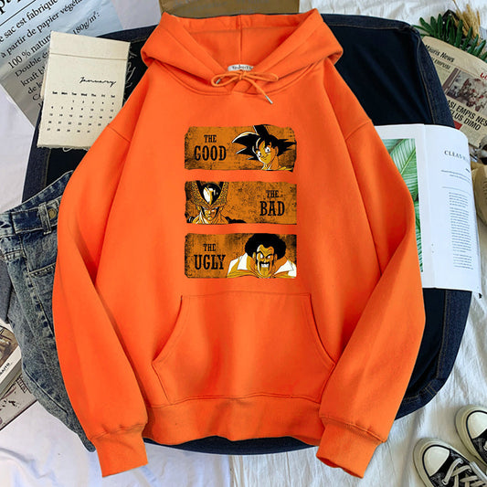 Dragon Ball Hoodie-Clothing-Monkey Ninja-Orange-S-Monkey Ninja