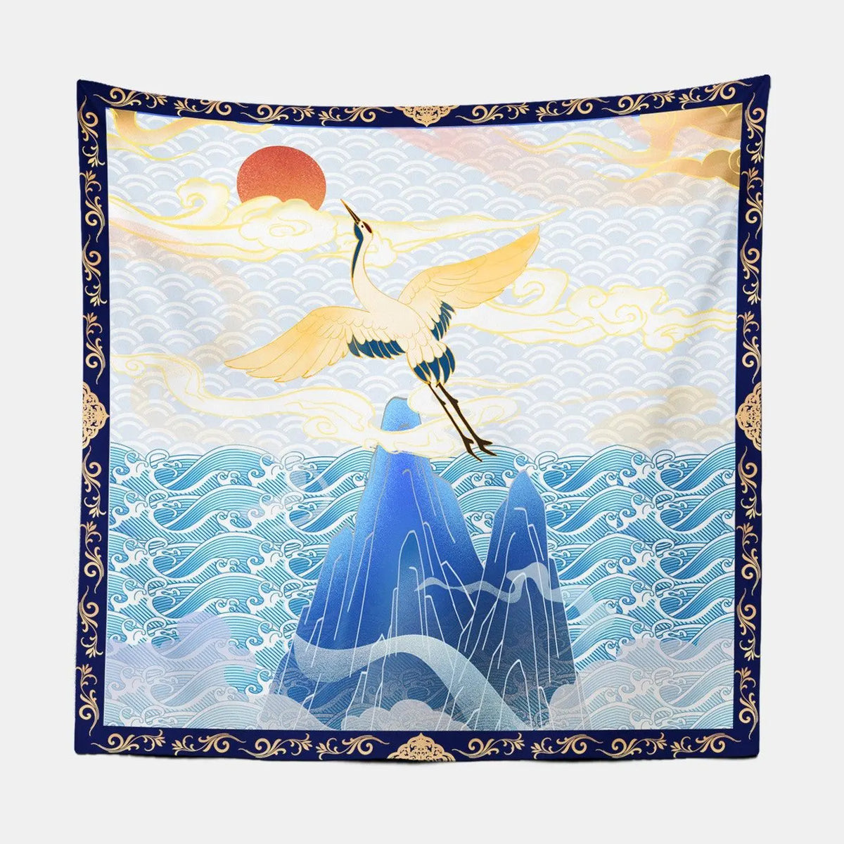 Chinese Japanese Style Ukiyoe Tapestry-Taspetry-Wallarts Lab-150cm * 150cm-Monkey Ninja