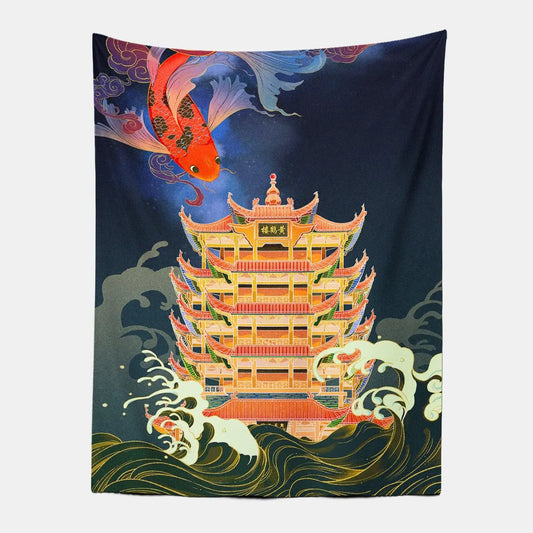 Chinese Style Tapestry-Taspetry-Wallarts Lab-100cm * 150cm-Monkey Ninja
