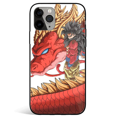 Dragon Ball GT Soku SSJ4 Tempered Glass Soft Silicone iPhone Case-Phone Case-Monkey Ninja-iPhone 17-Glass Case-Monkey Ninja