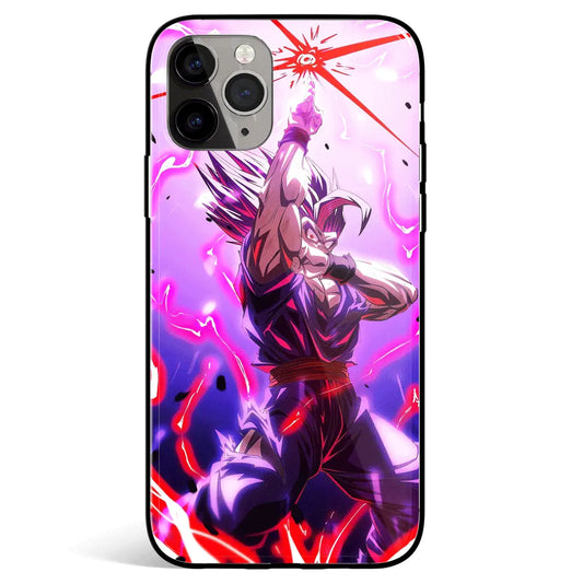 Dragon Ball Gohan The Beast Tempered Glass Soft Silicone iPhone Case-Phone Case-Monkey Ninja-iPhone 17-Glass Case-Monkey Ninja