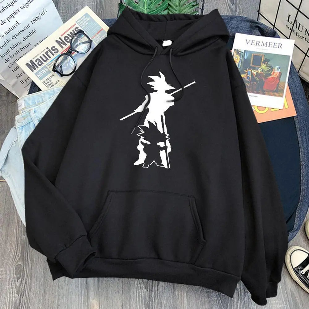 Dragon Ball Goku Hoodie-Clothing-Monkey Ninja-Black-S-Monkey Ninja