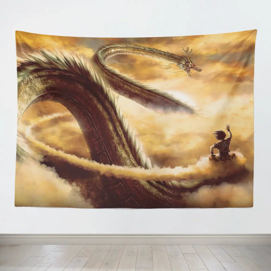 Dragon Ball Goku and Shenron Tapestry-Taspetry-Monkey Ninja-100cm * 150cm-Monkey Ninja