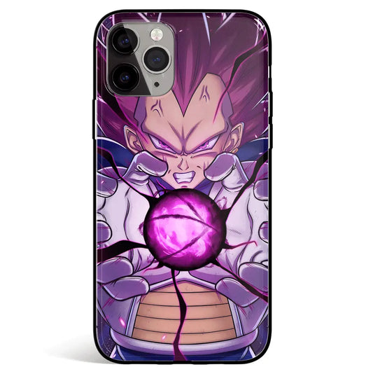 Dragon Ball Vegeta Ultra Ego 1 Tempered Glass Soft Silicone iPhone Case-Phone Case-Monkey Ninja-iPhone 17-Glass Case-Monkey Ninja