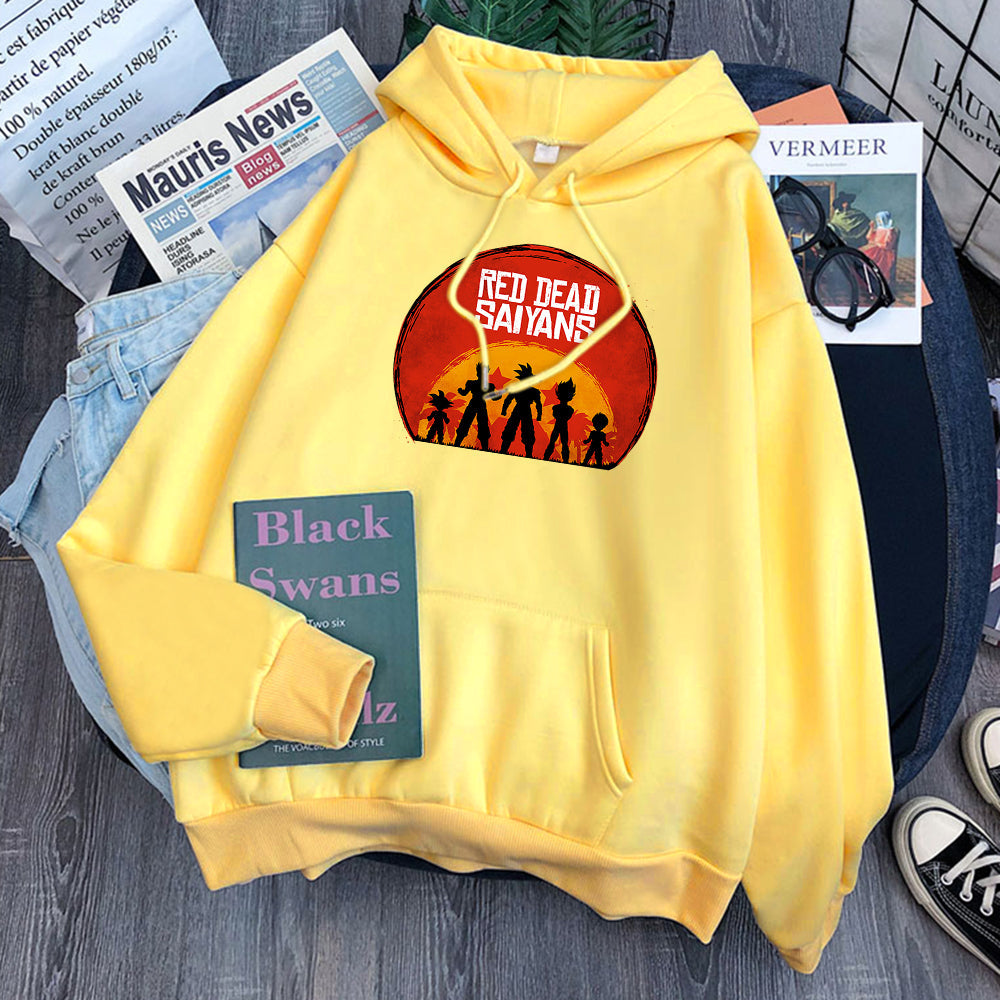 Dragon Ball Red Dead Saiyans Hoodie