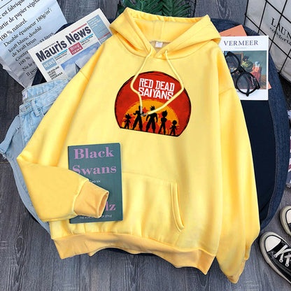 Dragon Ball Red Dead Saiyans Hoodie
