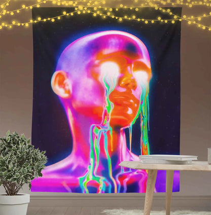 Euphoric tears Tapestry-Taspetry-Wallarts Lab-100cm * 150cm-Monkey Ninja