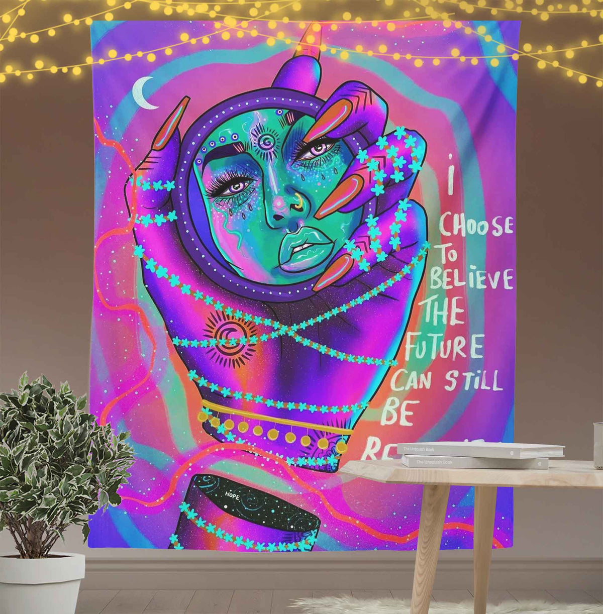Gazing in the Mirror Tapestry-Taspetry-Wallarts Lab-100cm * 150cm-Monkey Ninja