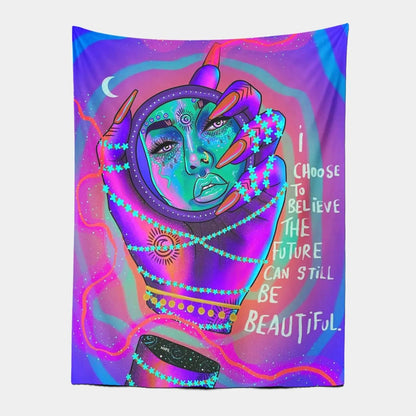 Gazing in the Mirror Tapestry-Taspetry-Wallarts Lab-100cm * 150cm-Monkey Ninja