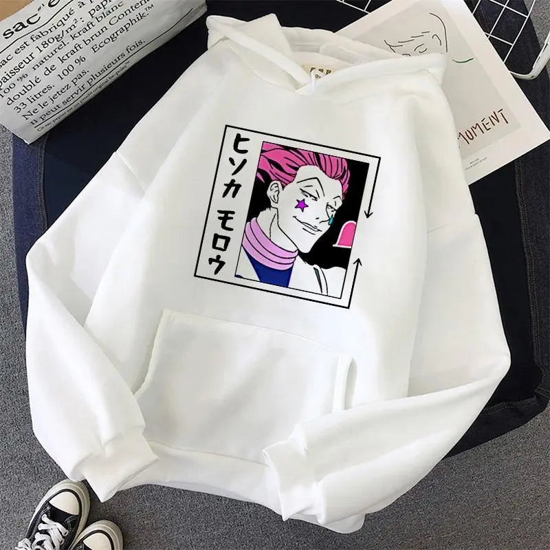 Hunter X Hunter Hisoka Morow Hoodie-Clothing-Monkey Ninja-White-S-Monkey Ninja