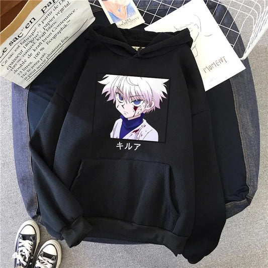 Hunter X Hunter Killua Hoodie-Clothing-Monkey Ninja-Black-S-Monkey Ninja