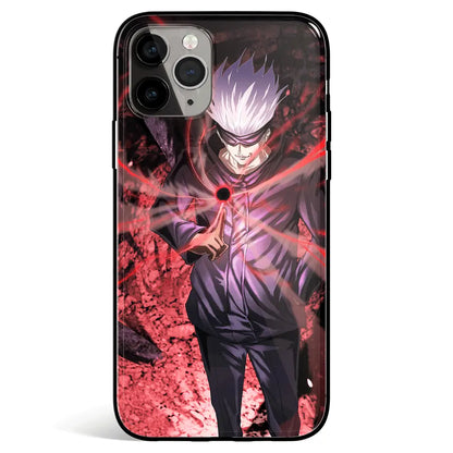 Jujutsu Kaisen Cursed Technique Reversal: Red Tempered Glass Soft Silicone iPhone Case-Phone Case-Monkey Ninja-iPhone 17-Glass Case-Monkey Ninja