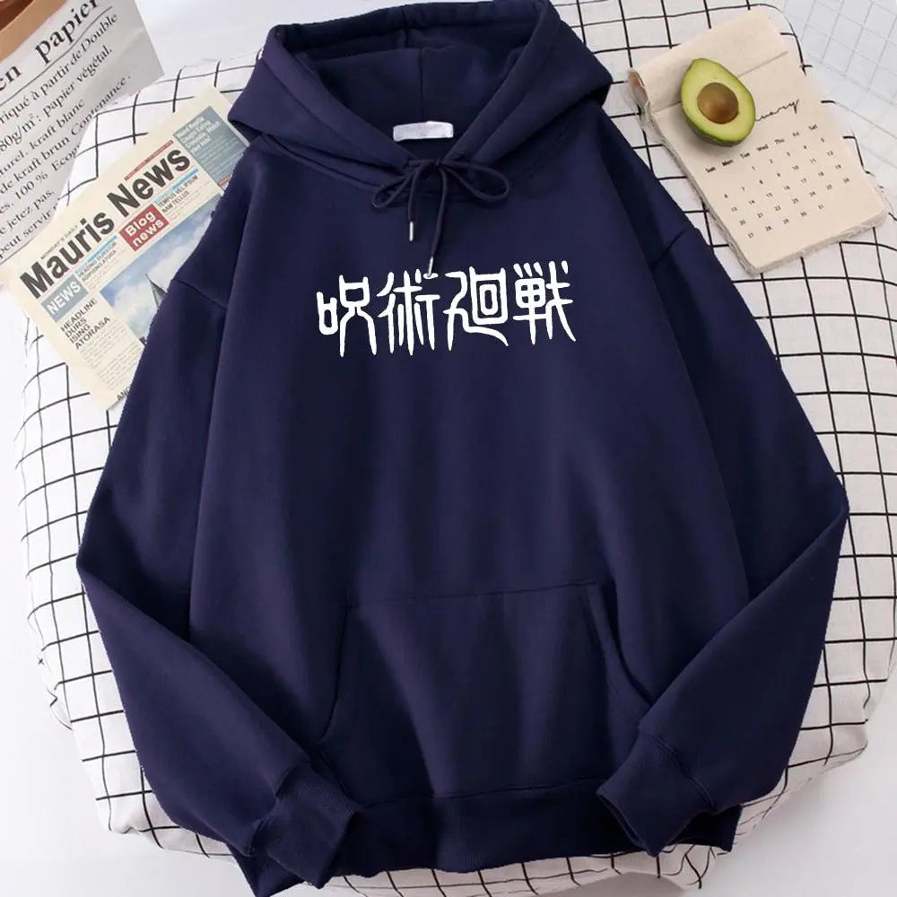Jujutsu Kaisen Hoodie-Clothing-Monkey Ninja-Dark Blue-S-Monkey Ninja
