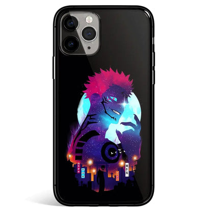 Jujutsu Kaisen Landscape Tempered Glass Soft Silicone iPhone Case-Phone Case-Monkey Ninja-iPhone 17-Glass Case-Monkey Ninja