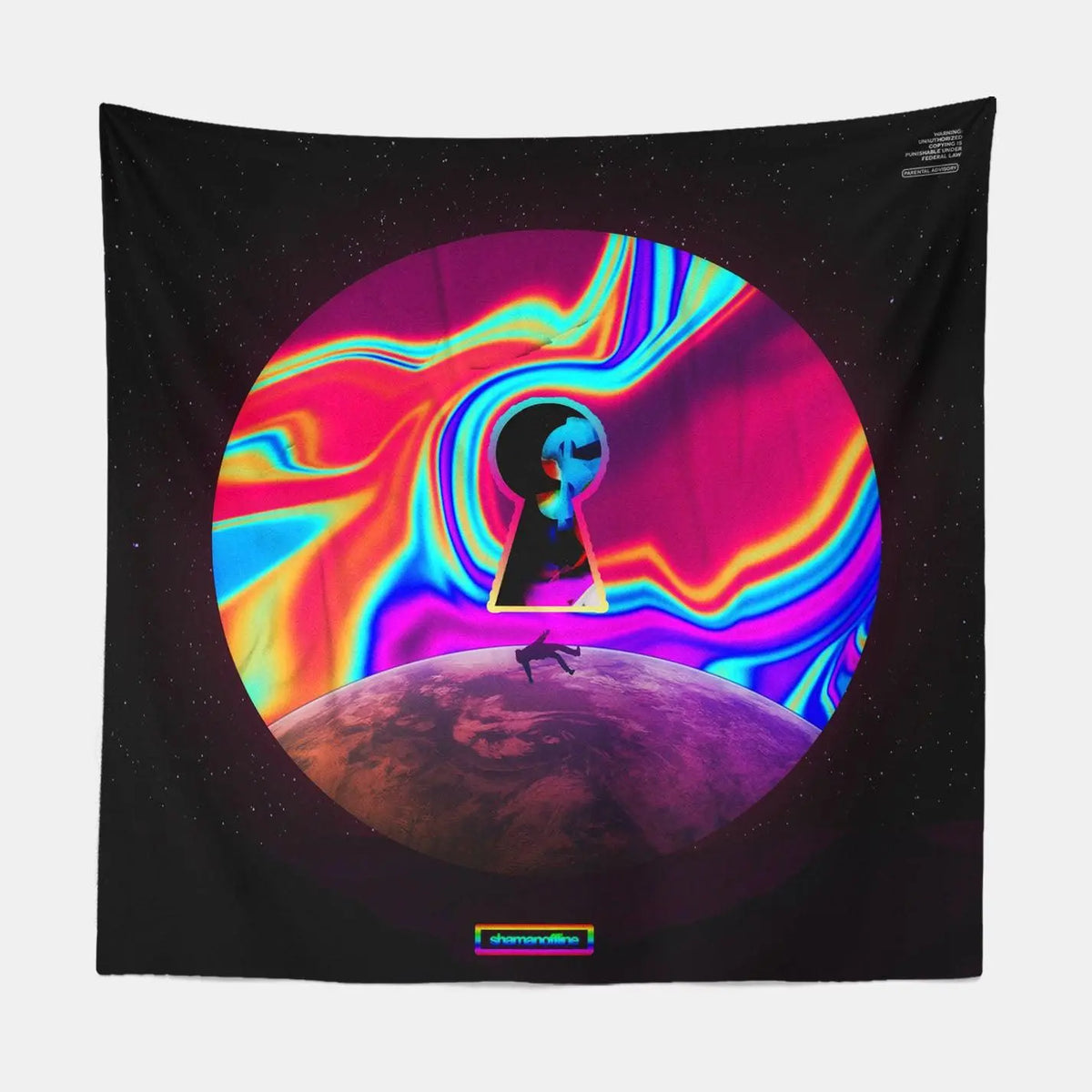 Lil Uzi Vert Eternal Atake Album Cover Tapestry-Taspetry-Wallarts Lab-150cm * 150cm-Monkey Ninja