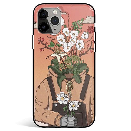 Mind Garden Tempered Glass Soft Silicone iPhone Case-Feature Print Phone Case-Monkey Ninja-iPhone 17-Glass Case-Monkey Ninja