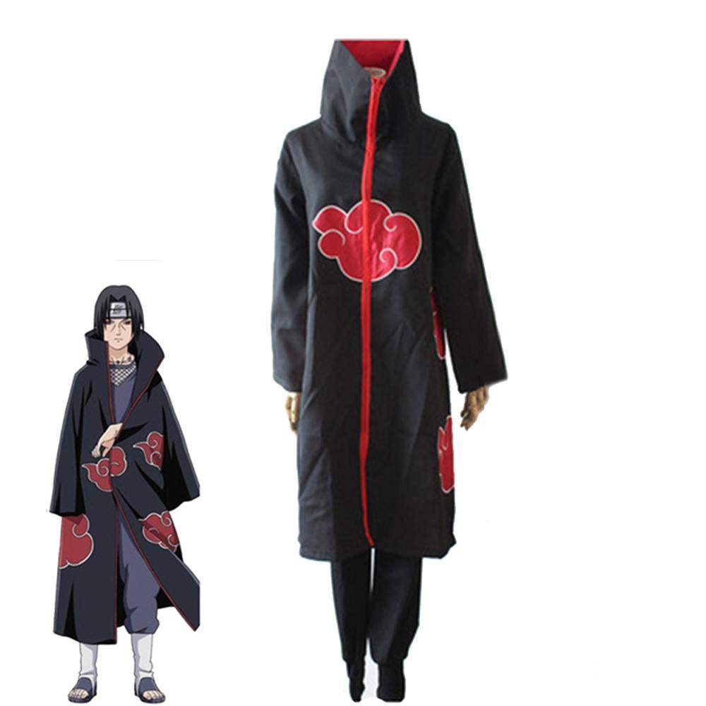 Akatsuki cloak red clouds gown nighty cosplay clothing coat