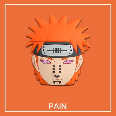 Naruto Series Pain Airpods 1/2/3/Pro  Case Cute 3D Funny Characters Cartoon Silicone Case