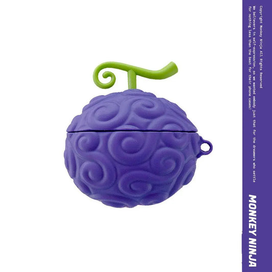 One Piece Devil Fruit Go Mu Go Mu No Mi Anime Airpods 1/2/3/Pro Case-Airpods Case-Monkey Ninja-Airpods 1/2-Monkey Ninja