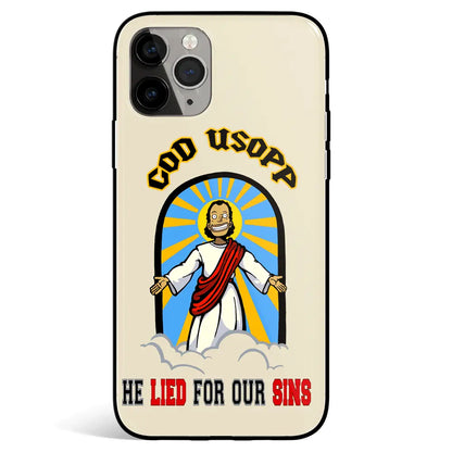 One Piece God Usopp Tempered Glass Soft Silicone iPhone Case-Phone Case-Monkey Ninja-iPhone 17-Glass Case-Monkey Ninja