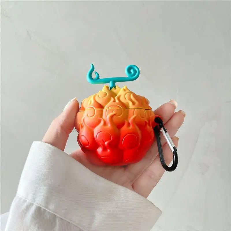 One Piece Sabo Portgas D. Ace Devil Fruit Anime Airpods 1/2/3/Pro Case Mera Mera No Mi-Airpods Case-Monkey Ninja-Airpods 1/2-Monkey Ninja