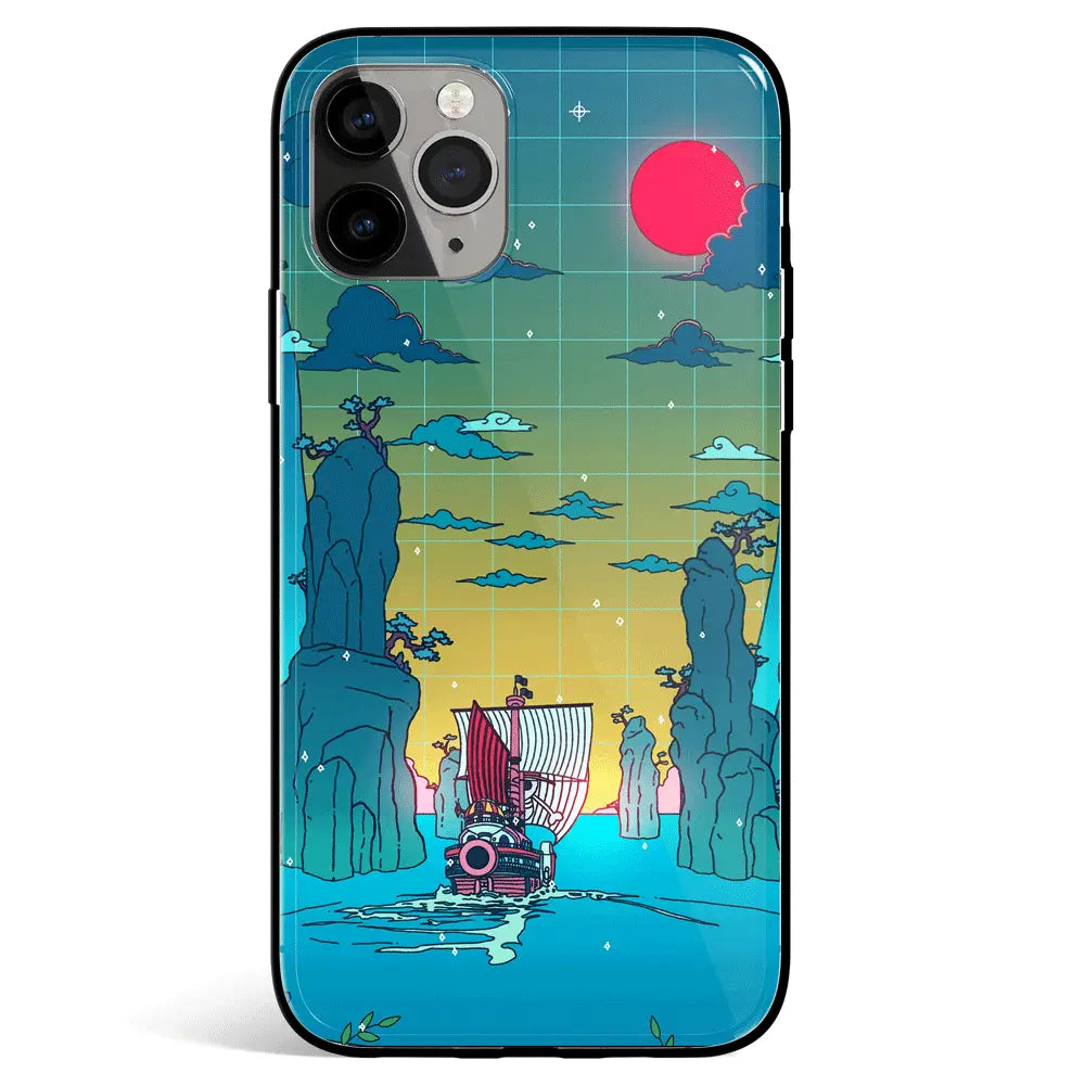 One Piece To the New World iPhone Tempered Glass Soft Silicone Phone Case-Phone Case-Monkey Ninja-iPhone 17-Glass Case-Monkey Ninja