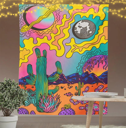 Psychedelic Desert Tapestry-Taspetry-Wallarts Lab-100cm * 150cm-Monkey Ninja
