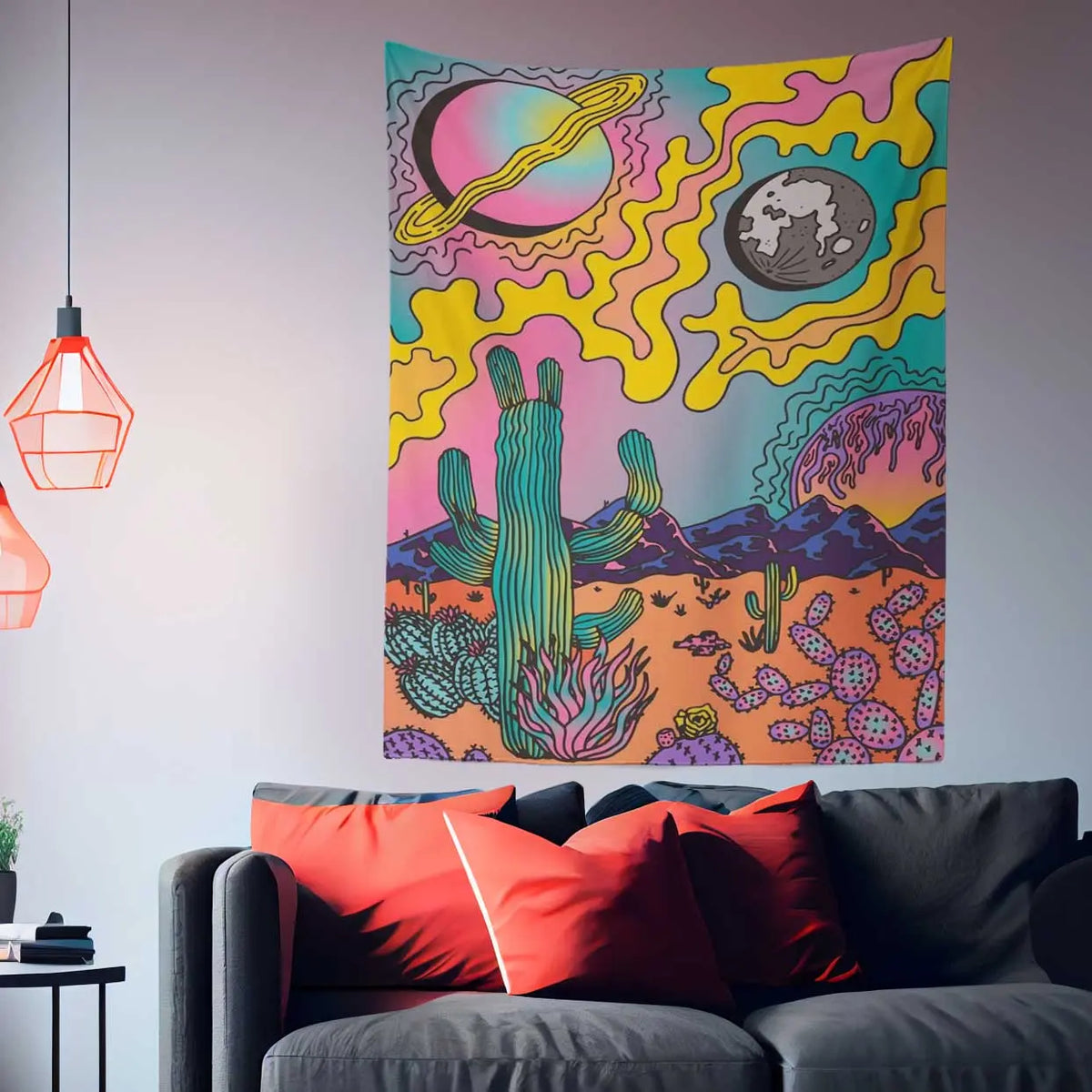 Psychedelic Desert Tapestry-Taspetry-Wallarts Lab-100cm * 150cm-Monkey Ninja