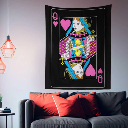 Queen of Hearts Wall Art Tapestry-Taspetry-Wallarts Lab-100cm * 150cm-Monkey Ninja