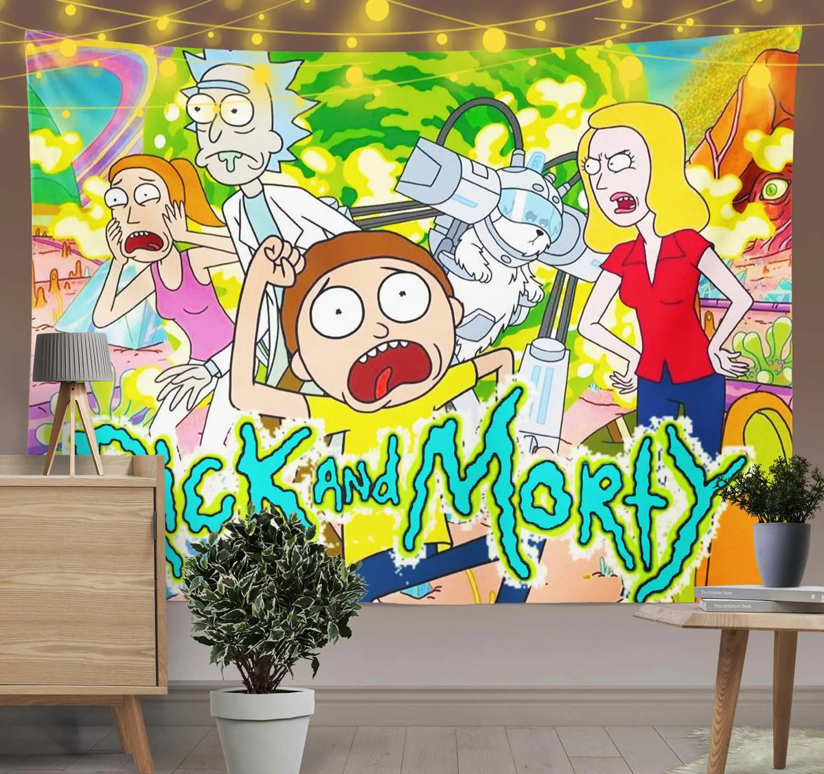 Rick & Morty Season One Wall Art Tapestry-Taspetry-Wallarts Lab-100cm * 150cm-Monkey Ninja