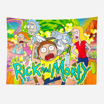 Rick & Morty Season One Wall Art Tapestry-Taspetry-Wallarts Lab-100cm * 150cm-Monkey Ninja