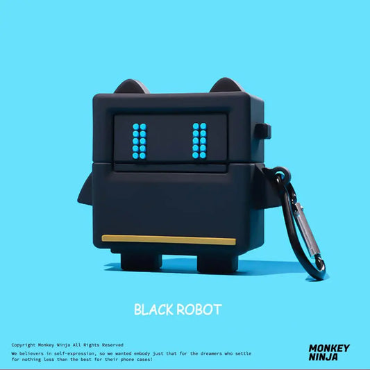 Robot Airpods Case-Airpods Case-Monkey Ninja-Airpods 1/2-Monkey Ninja