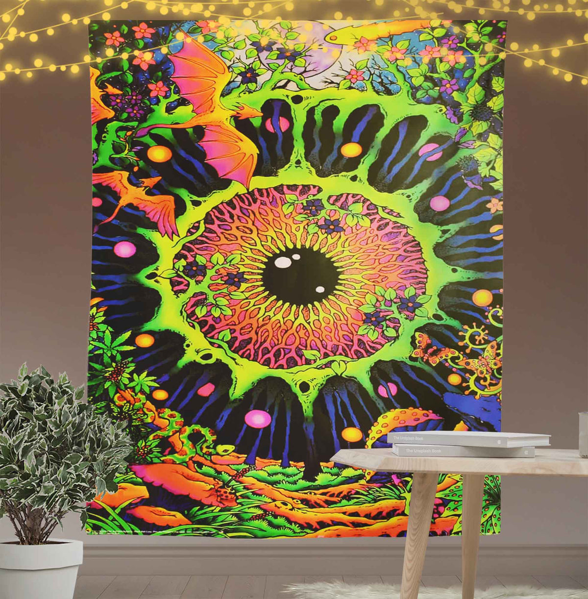 Space Tribe Cosmic Eye Tapestry-Taspetry-Wallarts Lab-100cm * 150cm-Monkey Ninja
